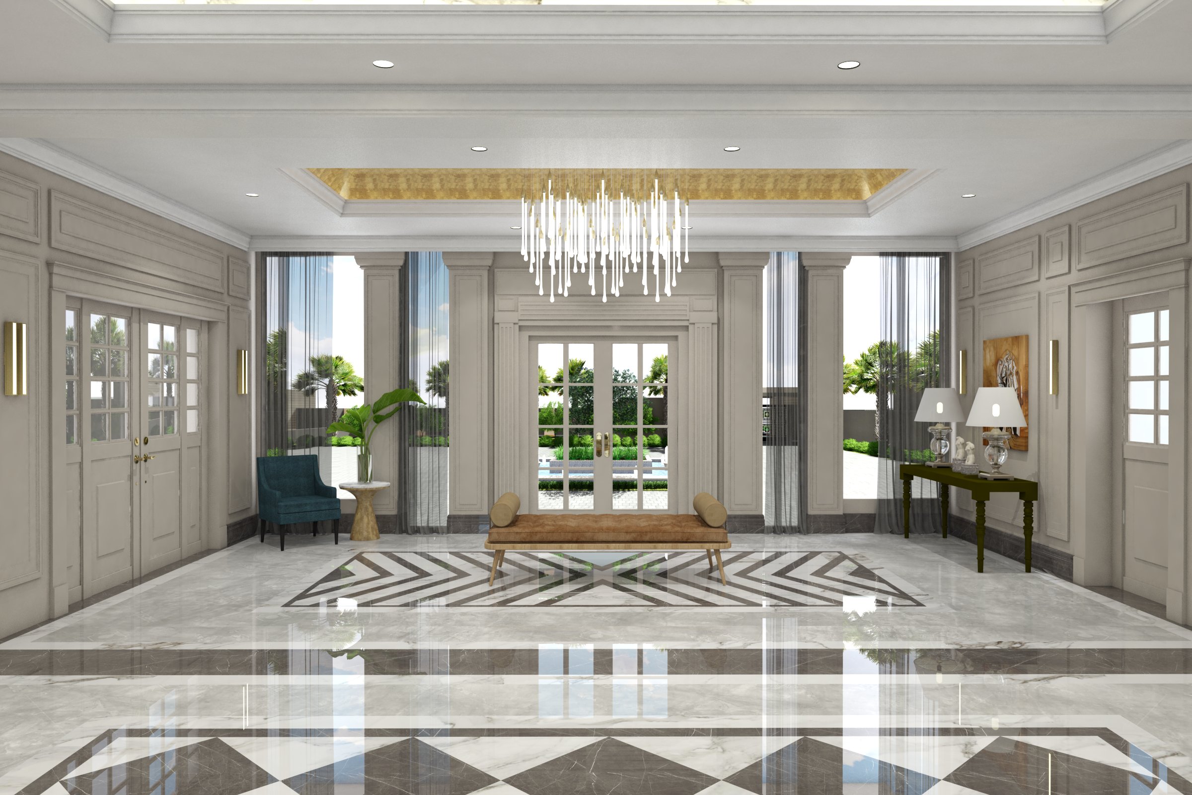Villa - Landscaping, Interior & Execution - Doha, Qatar