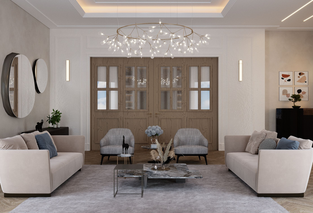 Luxurious Royal Villa - Interior Architecture - Doha, Qatar