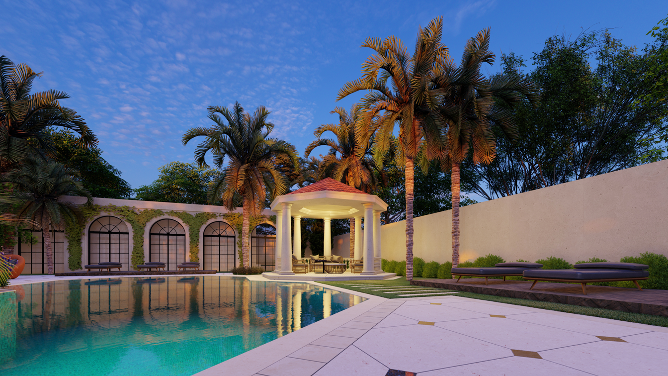 Royal Villa - Architecture & Landscaping - Qatar, Doha